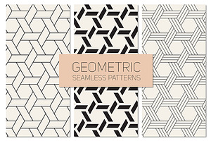 Geometric Seamless Patterns Set 19