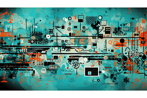 network abstract internet background, a Technology Photo by pikepicture