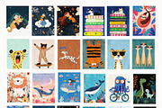 Nursery 120+ Prints Bundle, a Background Graphic by Artemsky (Thumbnail 6 of 10)