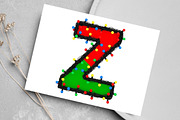 Christmas Alphabet Clipart, an Illustration by Canvas Craft (Thumbnail 4 of 7)