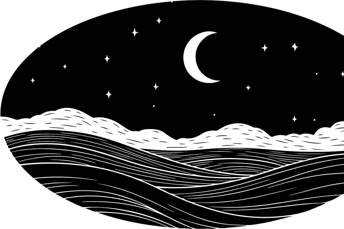 Night Landscape Egg Silhouette Bundl, an Illustration by Designs_River (Photo 19 of 22)
