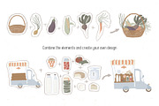 Farmers Market collection, a Graphic by dasha mo (Thumbnail 3 of 9)