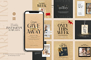 50 Instagram Templates - PS & Canva, a Social Media Template by Imagination Area (Thumbnail 1 of 5)