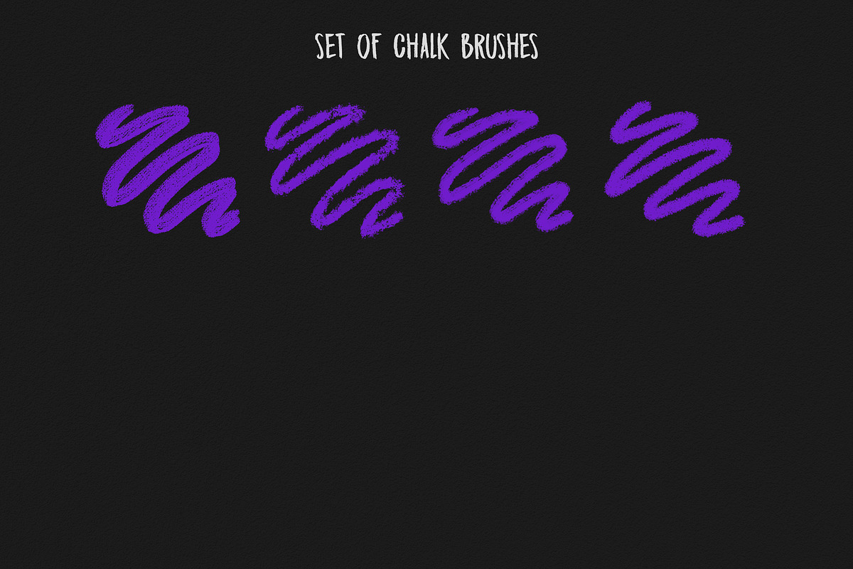 Chalk brushes-Photoshop, a Brush Add-On by Abstracto-Create (Photo 4 of 5)