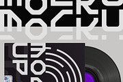 Vinyl Record Mockup, a Mockup by hiddemaru (Thumbnail 3 of 4)