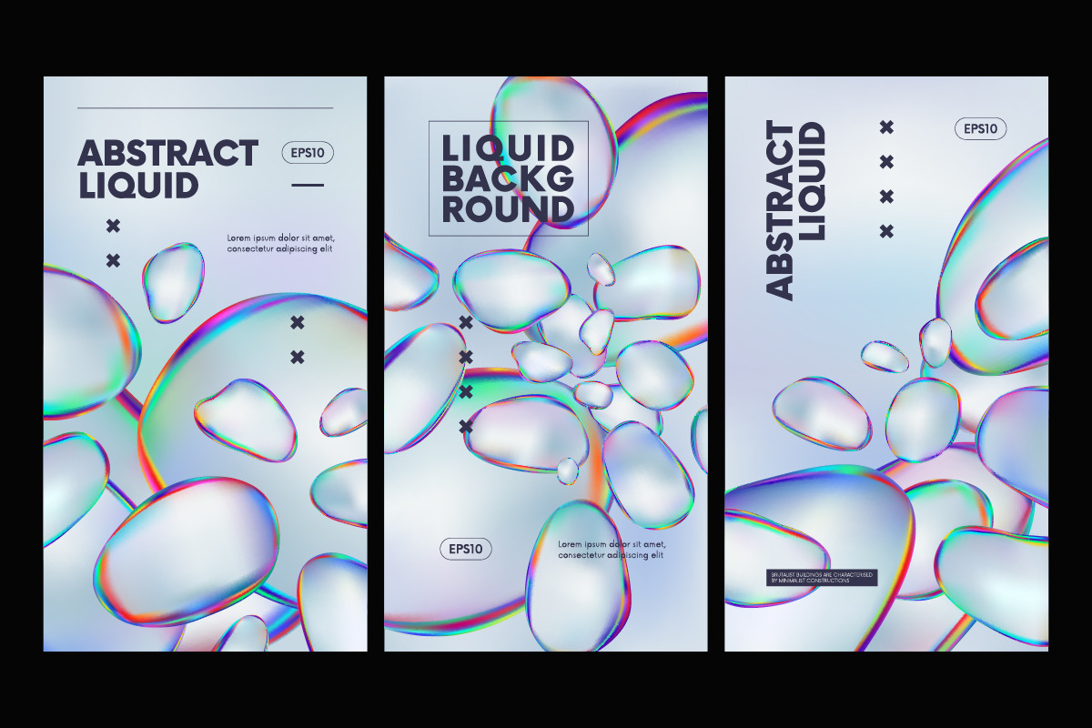 Holographic rainbow bubbles, an Object Graphic by MaximGertsen (Photo 7 of 7)