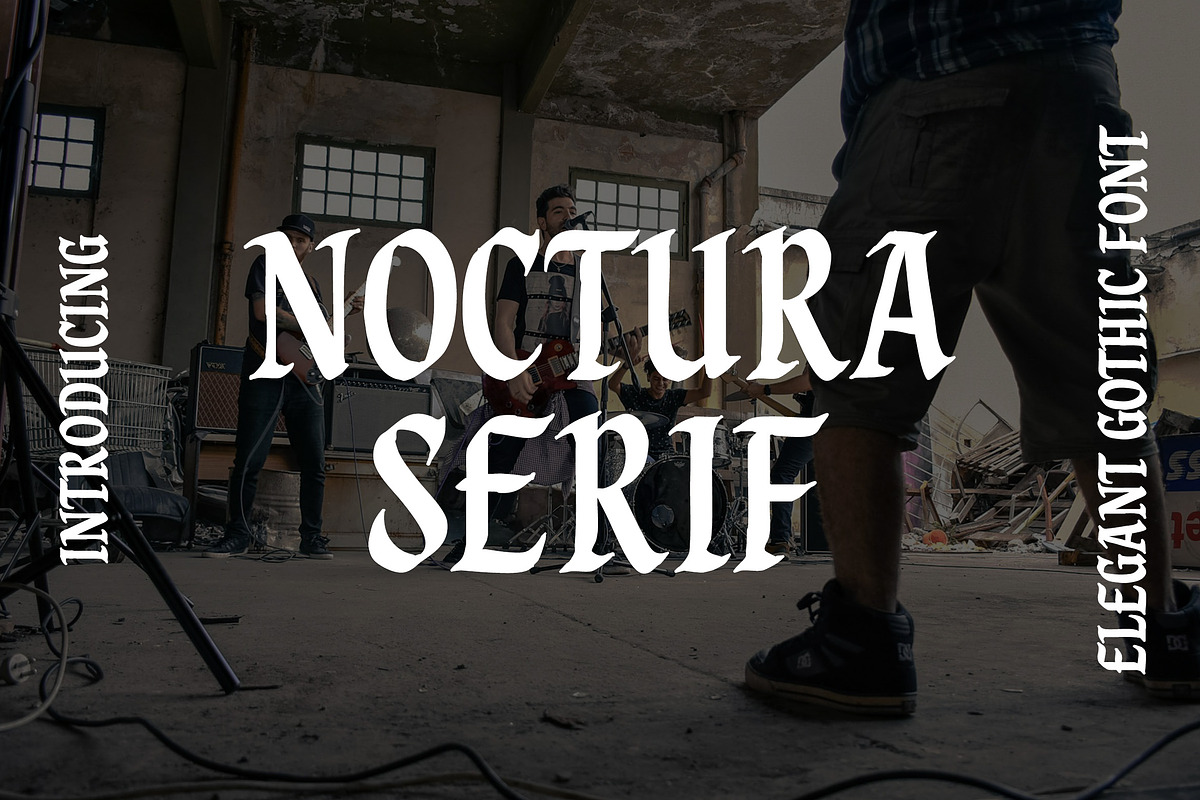Noctura Gothic, a Serif Font by Art StoreID (Photo 1 of 8)