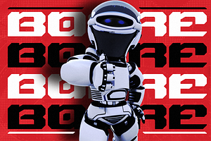 Bogre - Modern Techno Font