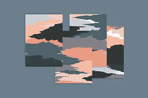 Color Clouds Seamless Patterns