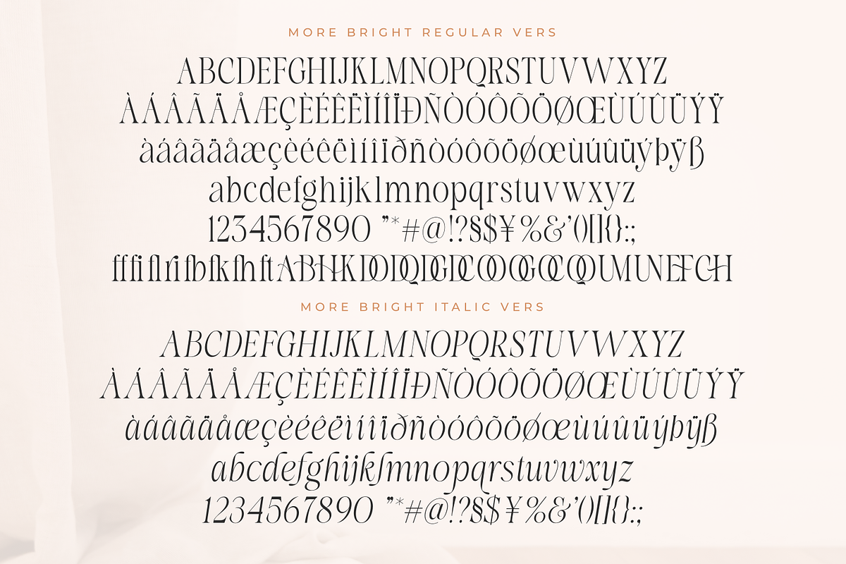 More Bright Serif Duo, a Serif Font by zeenesia (Photo 16 of 18)