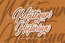 Matequn Historiya - Handwritten Font