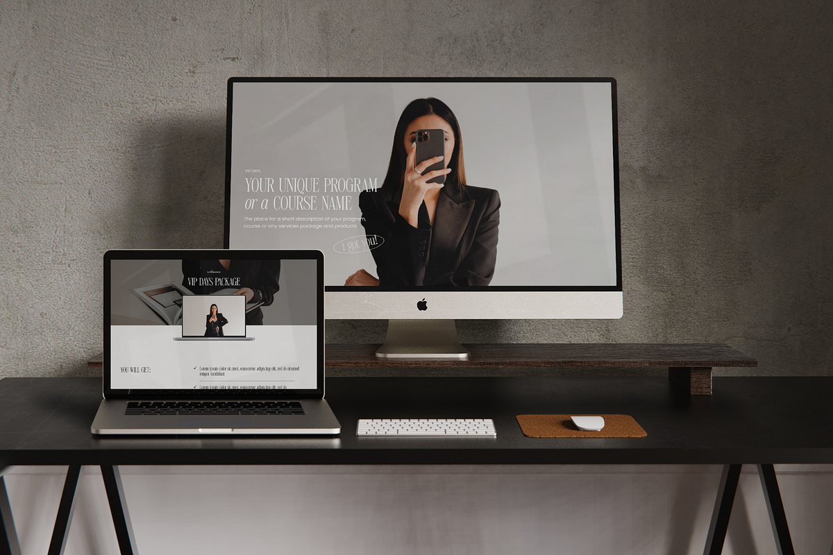 Showit Sales Page for coaches, a Landing Page Template by Digital&Chic (Photo 4 of 6)