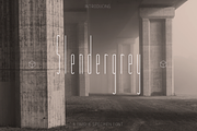 Slendergrey, a Sans Serif Font by white supply (Thumbnail 1 of 3)