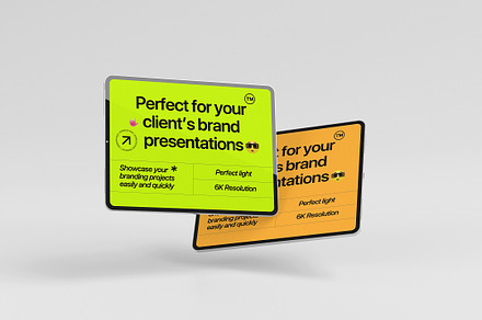 Levitation Ipad Mockups, an iPad Mockup by East Gallery