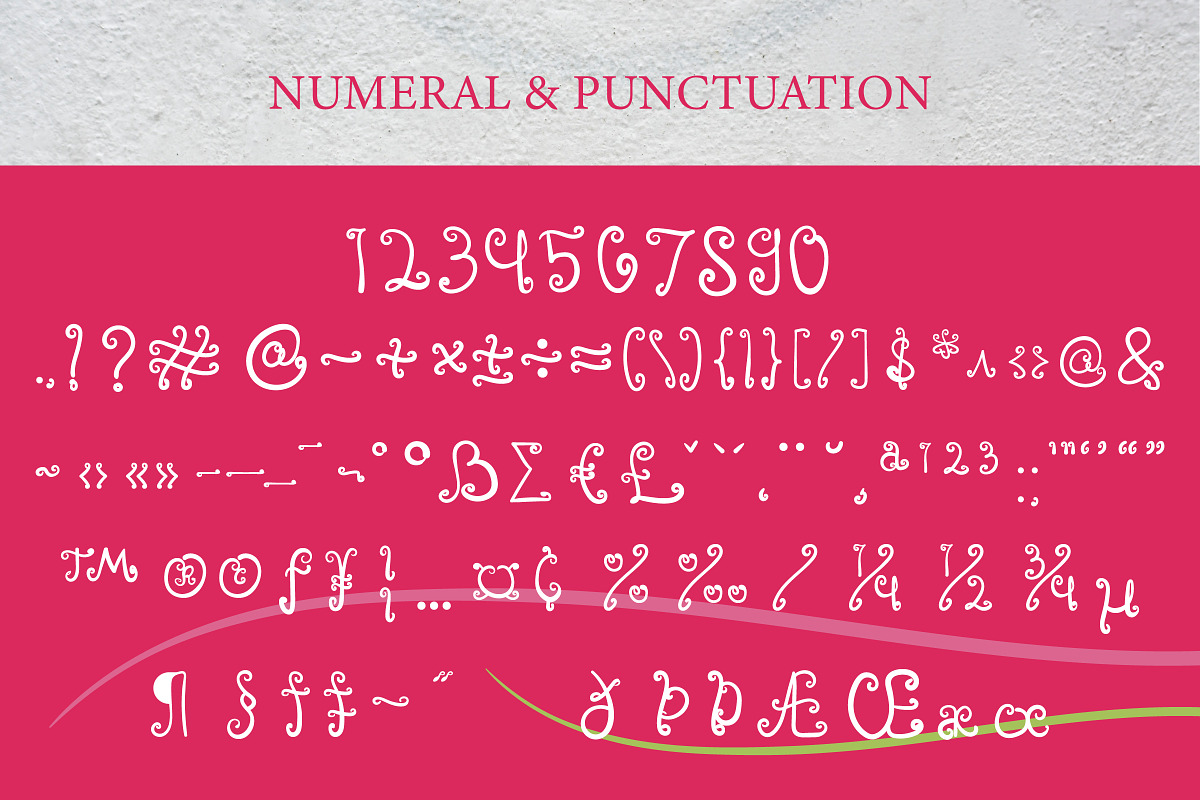Lovely Elf - Swirly Font, a Sans Serif Font by Inventype Studio (Photo 8 of 9)