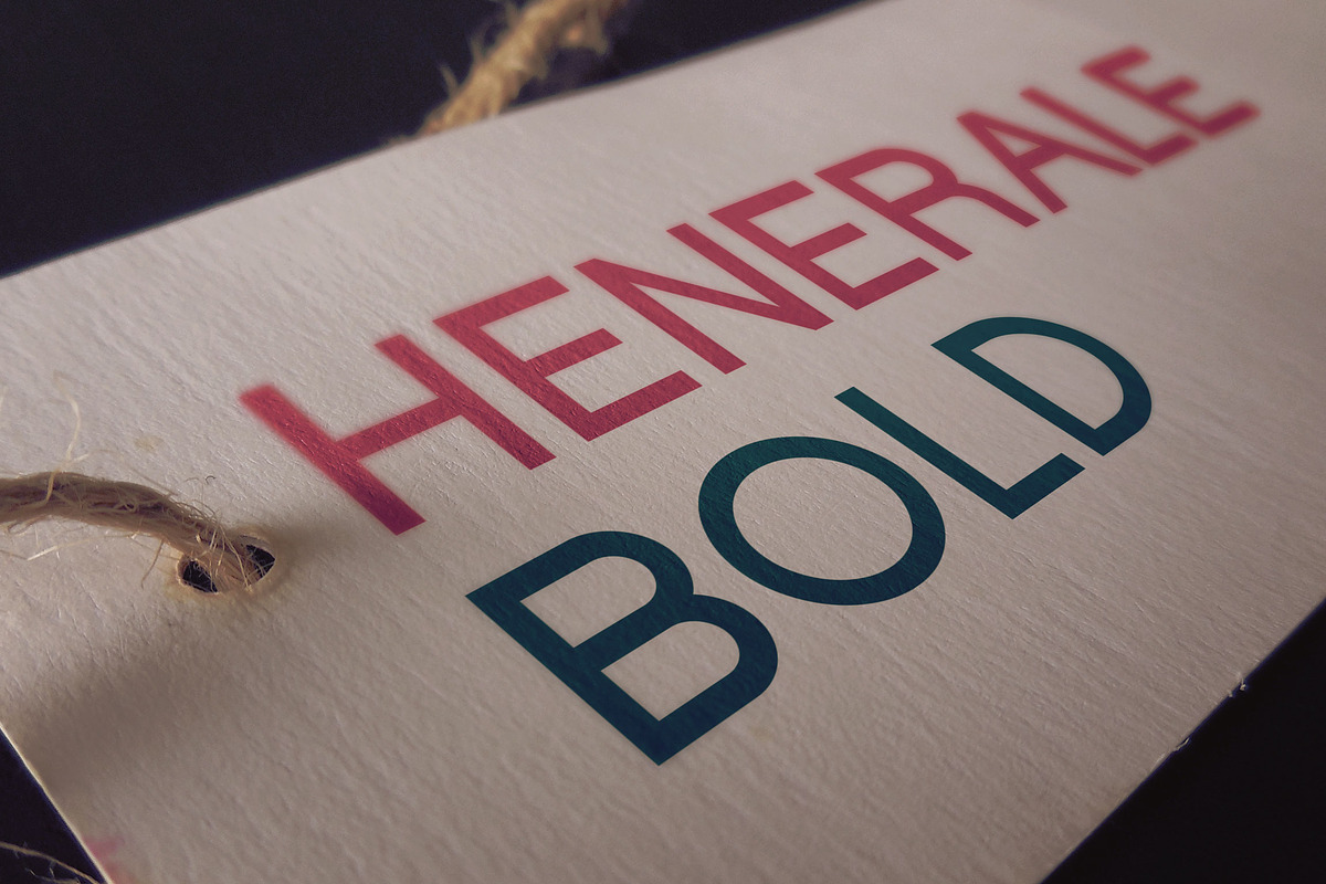 Henerale Bold