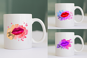 Lip Print PNG Bundle, a Graphic by Viberints (Thumbnail 3 of 4)