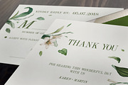 Green Foliage Wedding Suite, an Invitation Template by BlueRobinDesignShop (Thumbnail 4 of 7)