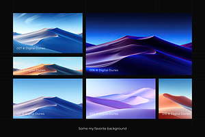 Digital Dunes Background Set