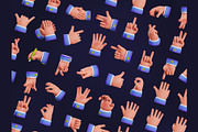 Hand Gestures 3D Icons, an Object 3D Model by Rakata Studio (Thumbnail 6 of 7)
