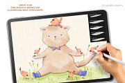 Art Watercolor - Brushes & Canvases, a Brush Add-On by polikarpovaart (Thumbnail 3 of 16)