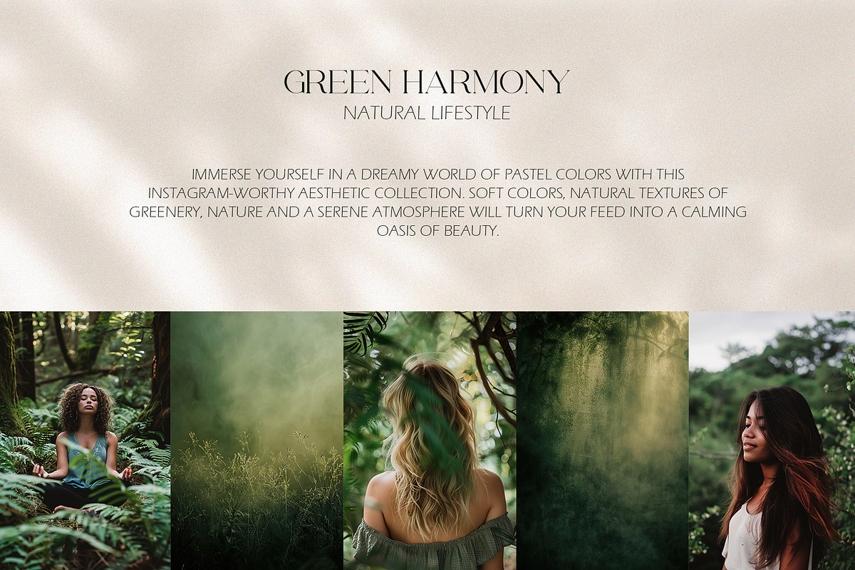 Green Harmony Stock Photo Bundle, a Nature Photo by Elena Dorosh (Photo 2 of 10)