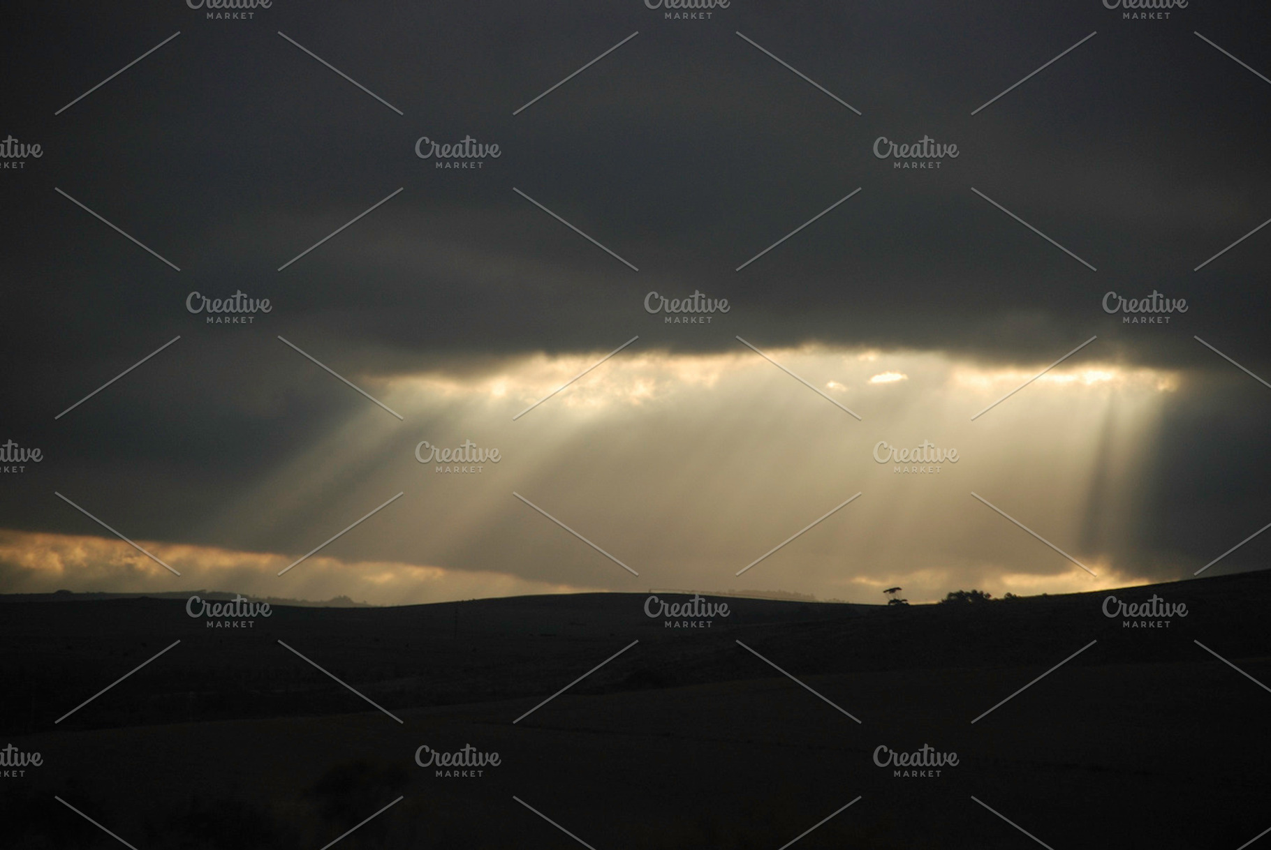 Sunrays Stock Photo Containing Clouds And Light
