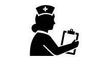 doctor and nurse silhouettes, an Illustration by Amazin_art (Thumbnail 4 of 31)