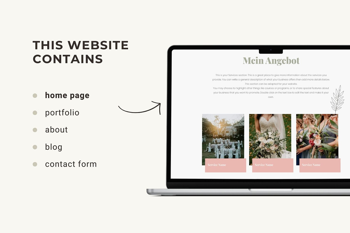 Wix Website Template | Portfolio, a Wix Template by Visulize Design Studio (Photo 3 of 6)