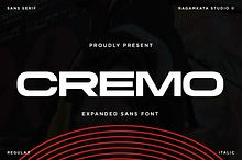 Cremo - Expanded Sans Serif