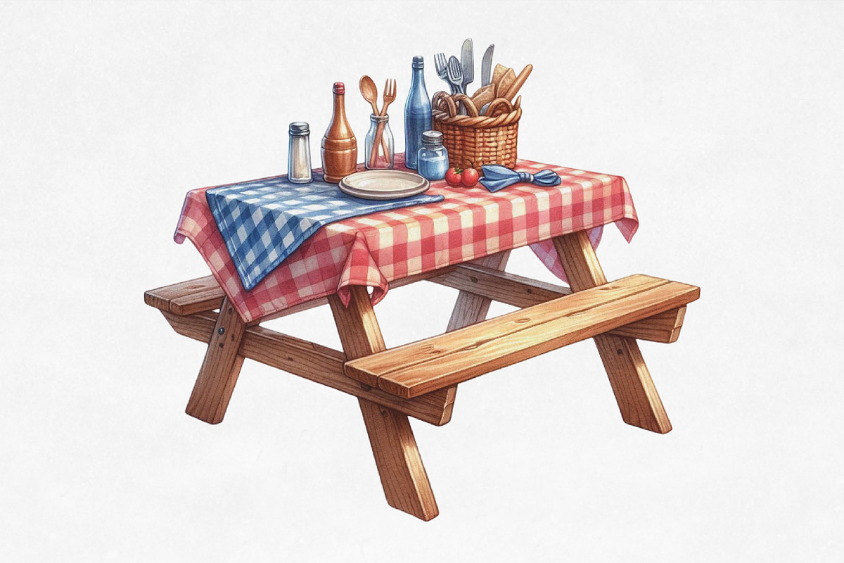 Summer BBQ Party Sublimation Clipart, an Illustration by Designking (Photo 4 of 4)