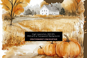 Cozy Autumn Scene & Illustration Kit, a Seasonal Illustration by OKArtHub (Thumbnail 9 of 10)