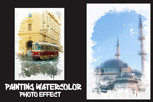 Painting Watercolor Photo Effect, a Layer Style Add-On by 3d_model_tifotizi
