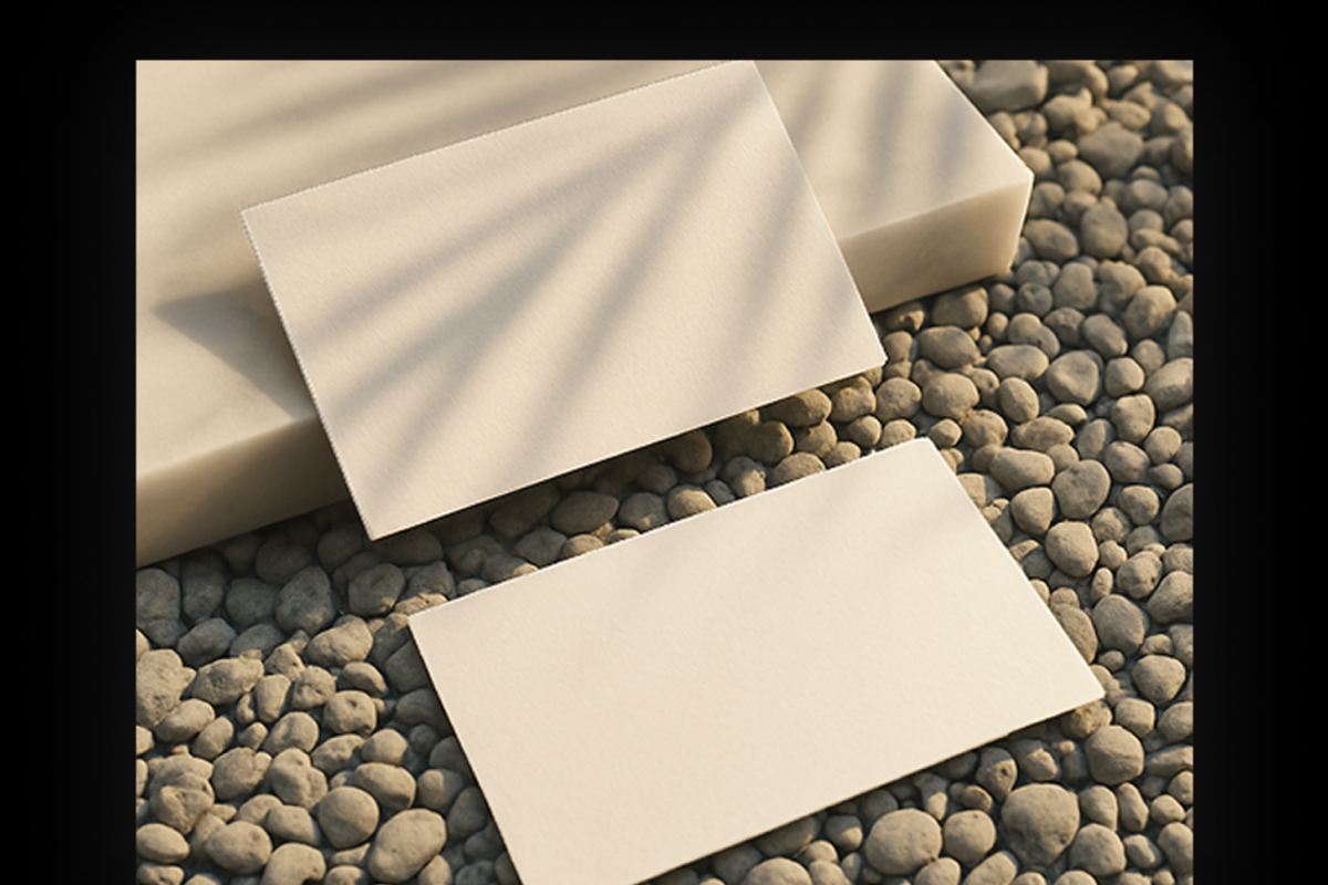 3 Premium Business Card mockups -SET, an Advertising Mockup by MD.HAMZA.DESIGNS (Photo 2 of 7)