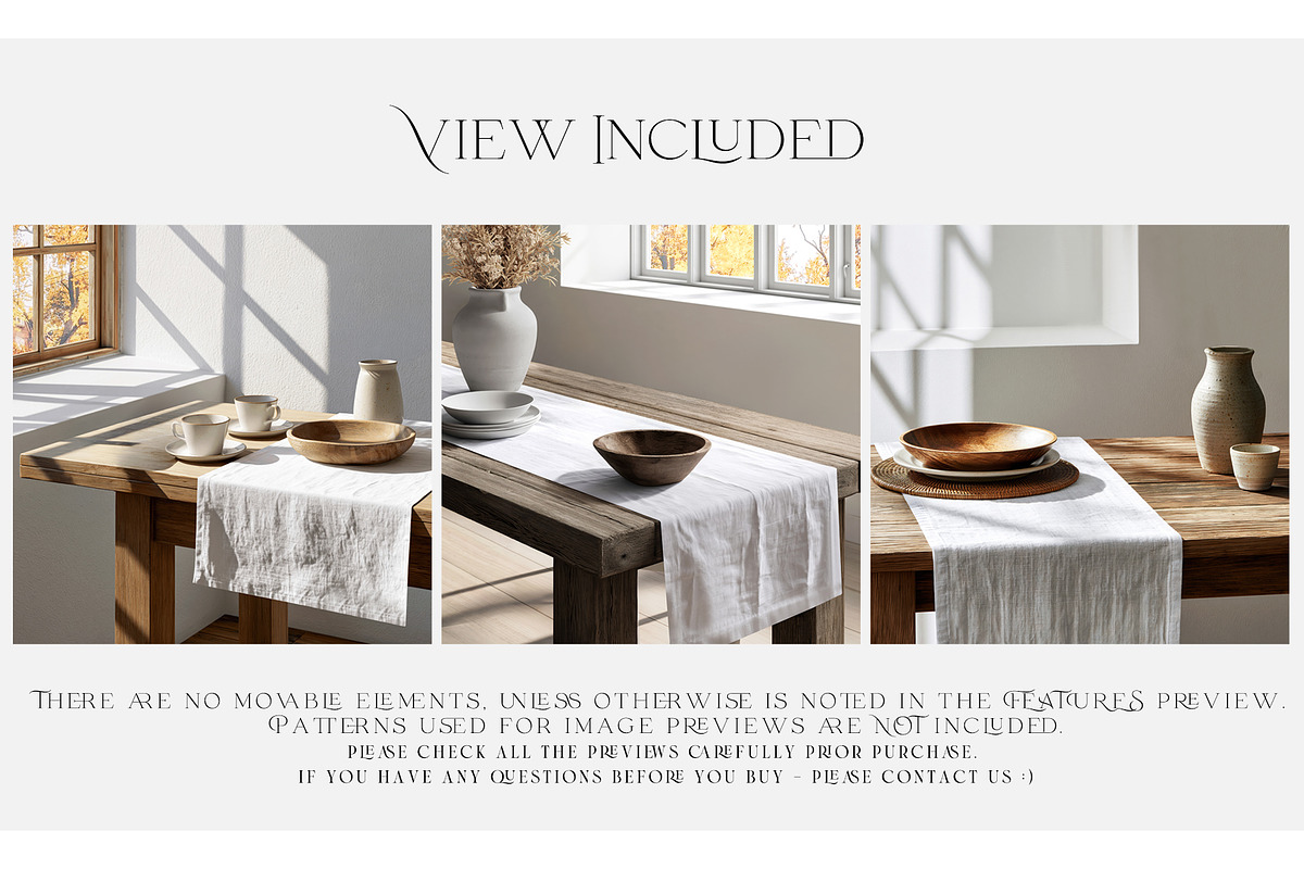 Table Runner Mockups, a Household Mockup by mock-ups (Photo 2 of 17)