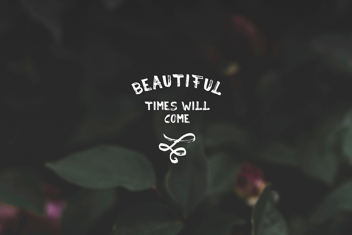 Reafon. Brush Font preview 4