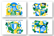 10 Smart Home Security Illustration, a Technology Illustration by denayunebgt (Thumbnail 2 of 4)