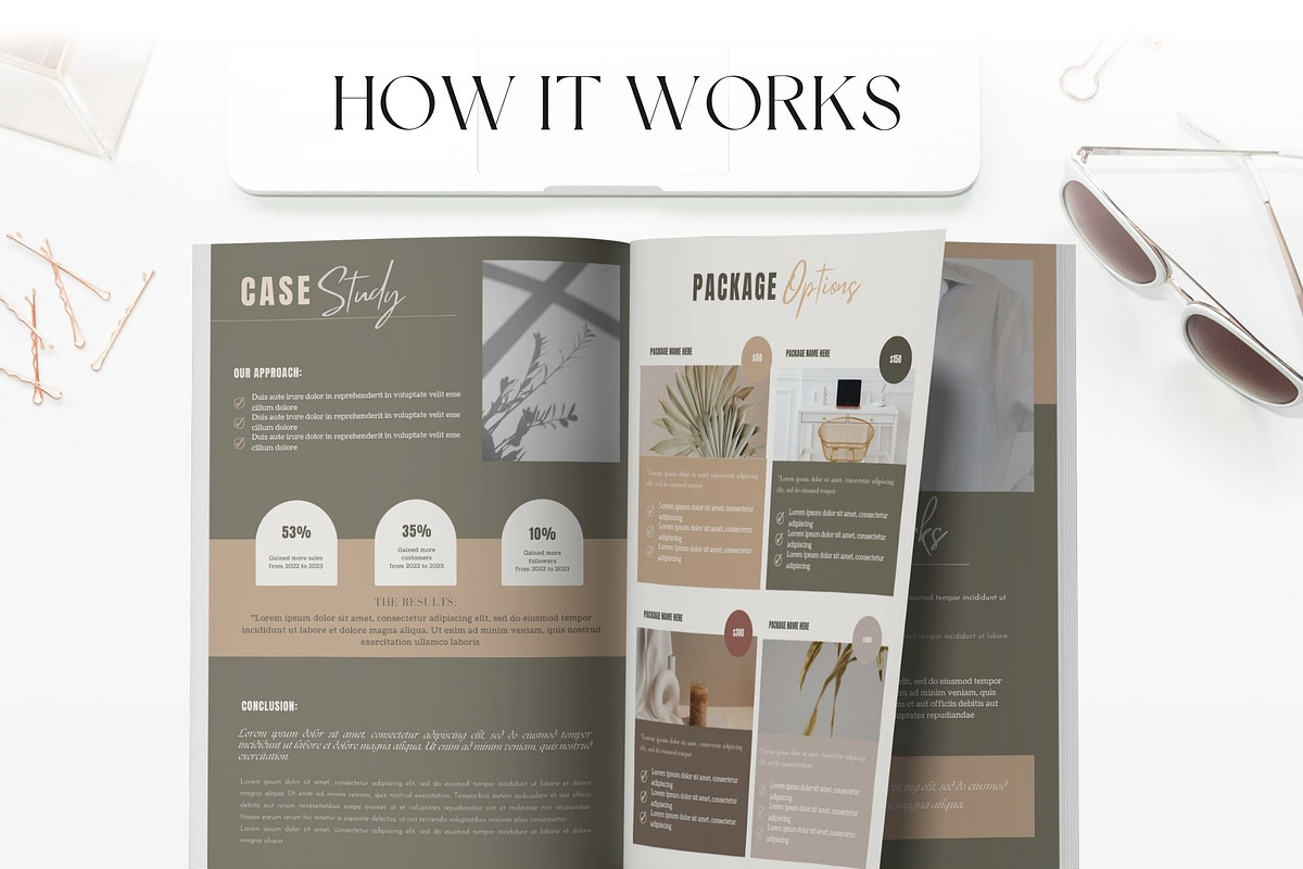 Services & Pricing Guide Template, a Brochure Template by design4social (Photo 10 of 10)