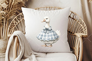 Watercolor Easter Goose Clipart, an Illustration by OK Design (Thumbnail 4 of 6)