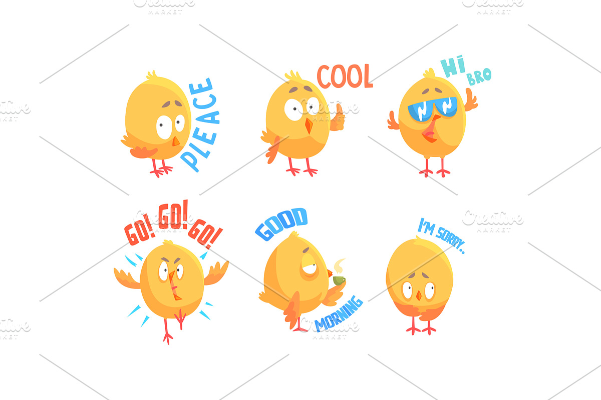 Funny Chicken Character with, an Animal Illustration by TopVectors