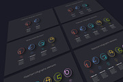 Dark Process Infographic Templates, a Presentation Template by Grafvish (Thumbnail 3 of 6)