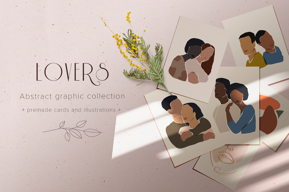 Lovers abstract collection, a Decorative Illustration by BSVIT (Photo 1 of 6)