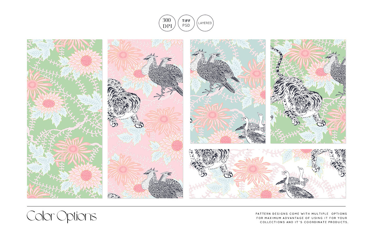 Kento Vector Prints & Motifs, a Pattern Graphic by Pink Linen (Photo 3 of 12)
