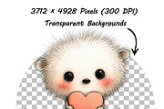 Whimsical Doodle Valentine Animals, an Illustration by one-touch (Thumbnail 8 of 19)