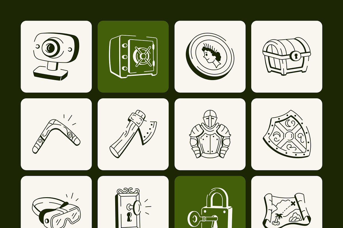 Game Doodle Icon, an Outline Icon by Vectors Market (Photo 7 of 8)