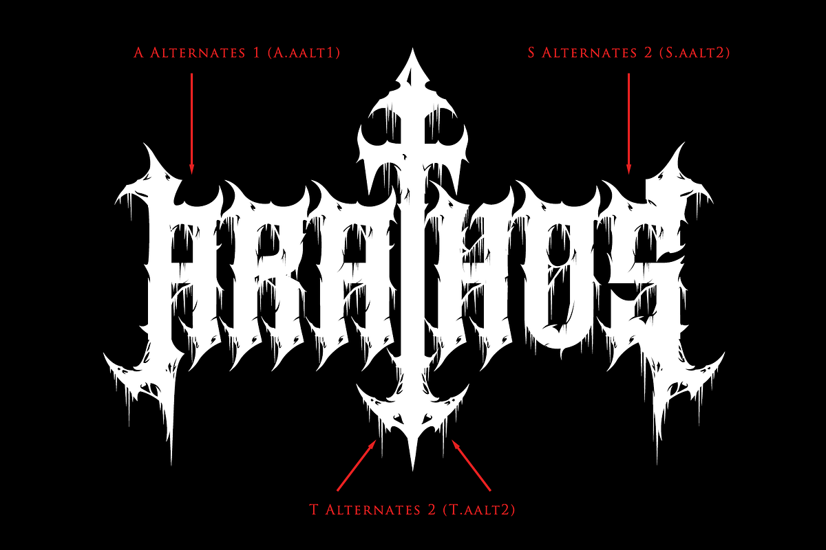ARATHOS, a Blackletter Font by Absonstype (Photo 6 of 8)