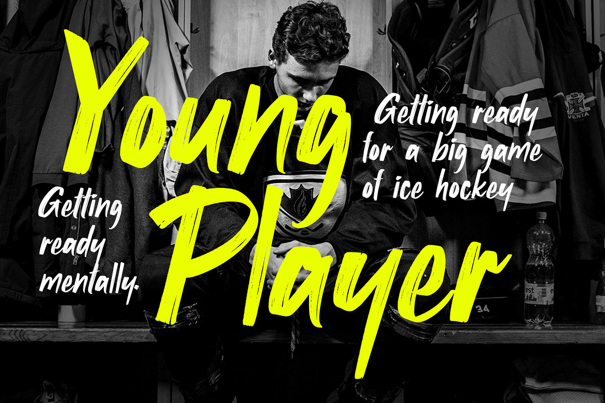 Skullthrone - Brush Font, a Handwritten Font by VASTARD STUDIO (Photo 9 of 10)