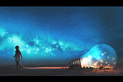 Starry fantasy painting collection, a Person Illustration by Grandfailure (Thumbnail 6 of 7)