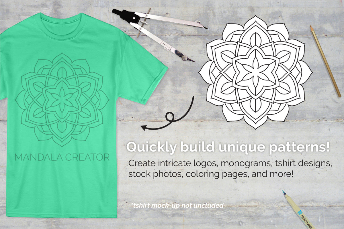 Vector Mandala Creator Basic, a Plug-in Add-On by Drifter Studio (Photo 5 of 5)