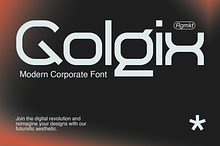 Golgix - Modern Corporate Font